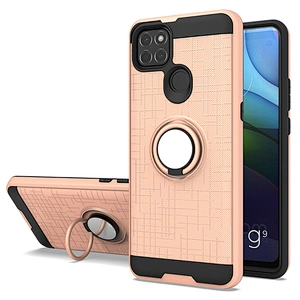 2021 New TPU PC Combo Case Cell Phone Cover With Kickstand Ring For Motorola E7 Plus G9 Power