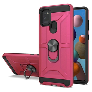 shockproof Metal Hard PC Soft TPU mobile cell phone case  For Samsung A31 A21S A51 A71