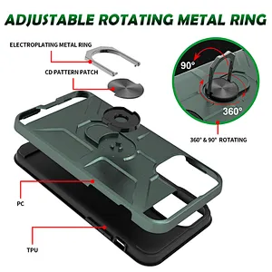 Latest Model 360 Ring Holder Back Covers Mobile Phone Case For Motorola E6 Play G8 Plus Power G Stylus One Hyper