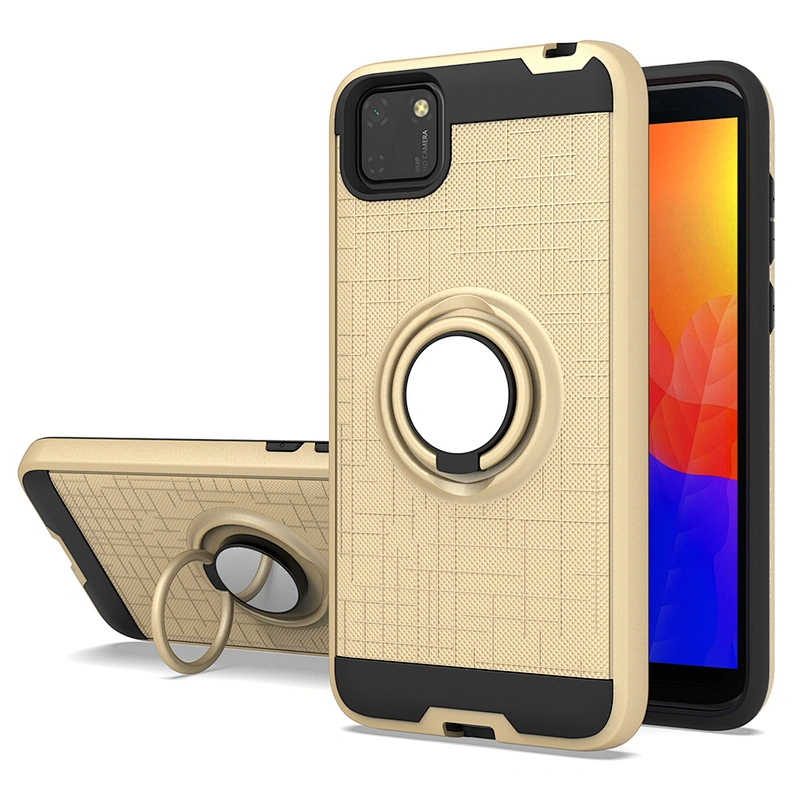 New arrival hard pc soft tpu ring holder cell phone case accessory for Y5P Y6P Y7P 2020