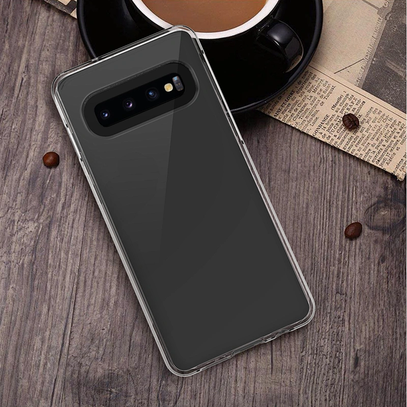 Transparent phone accessories clear tpu pc customized combo back housing for Samsung A80 A90