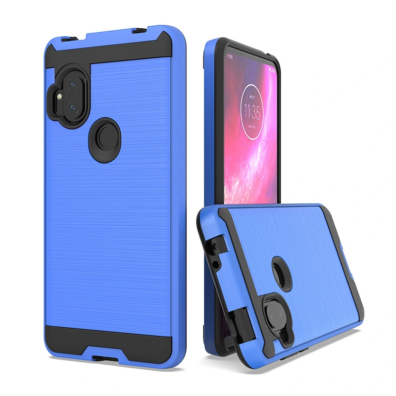 Android cheap price wholesale veruse bushed metal phone case for motorola moto one hyper