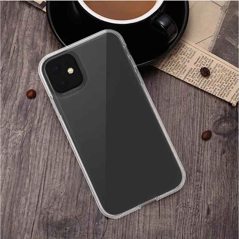 Double layer tpu pc 2 in 1 clear customized mobile phone case for iPhone x xs max 11 pro max