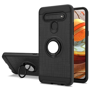 Shockproof cell phone cases with 360 rotating finger ring for Samsung Galaxy A71