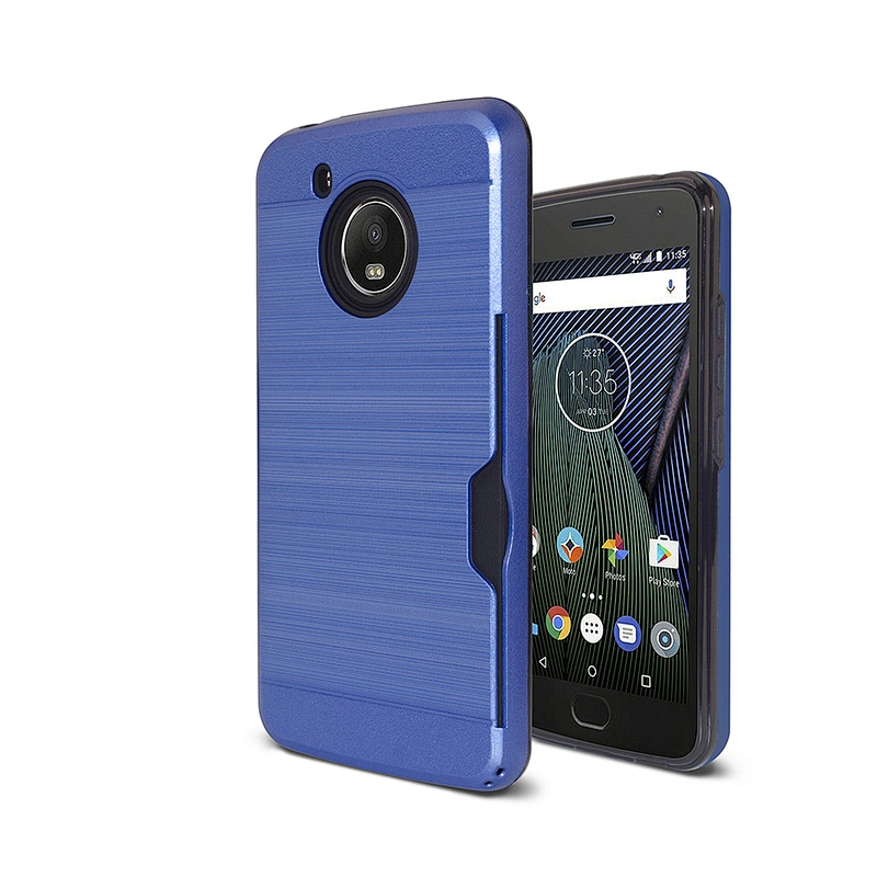 Combo case, credit card holder slot case for moto G5
