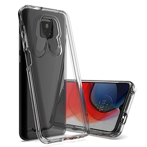 Double layer transparent bulk phones case covers cover for Mototola G Power Stylus Play 2021