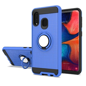 Shockproof Custom Logo Ring Holder Case Phone Covers For samsung A21S NOTE 20 ULTRA A01 core