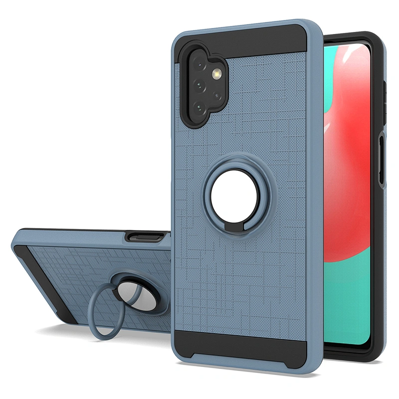 Wholesale mobile accessories cases phone cover with 360 ring for Samsung A12 A52 A72 A32
