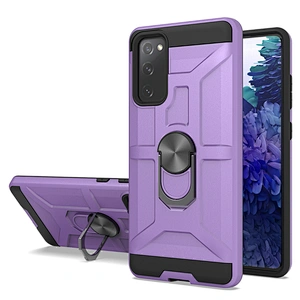 Protective shockproof kickstand mobile phone back cover case for Samsung S10 S20 Plus Lite Ultra FE
