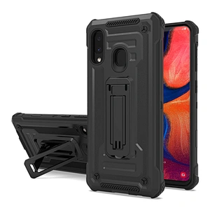 New trend shockproof TPU PC Retractable bracket phone case For Samsung A10E A10S A20S A51 A71