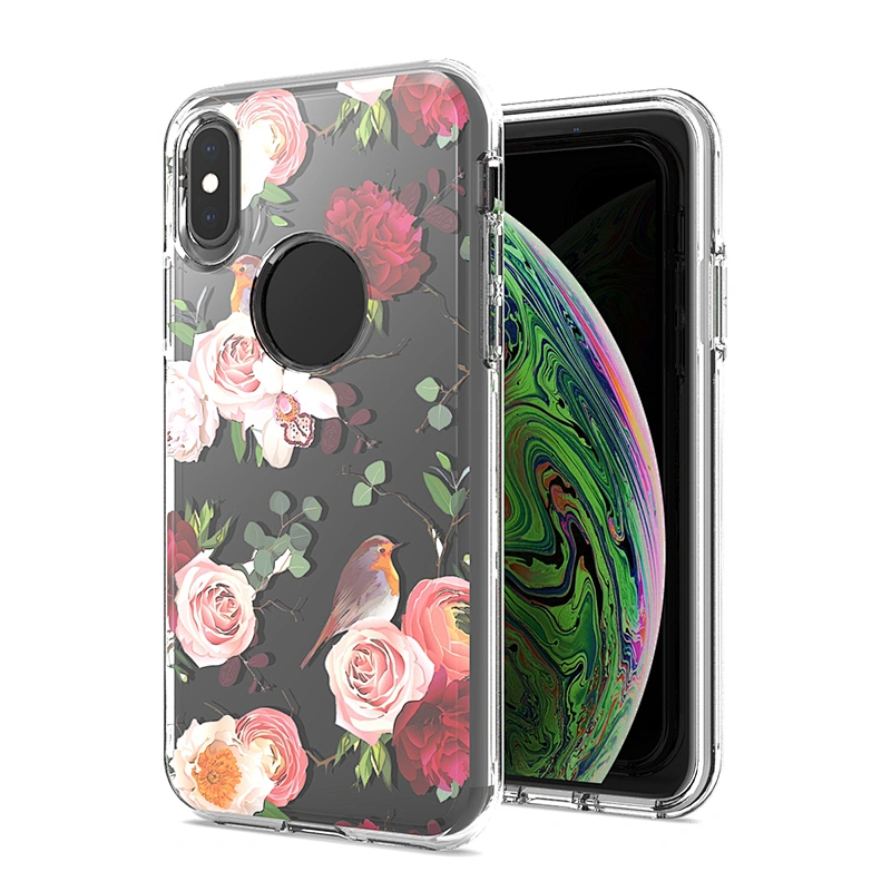 Best selling custom printing mobile accessories protection high clear phone bags for iPhone X XS
