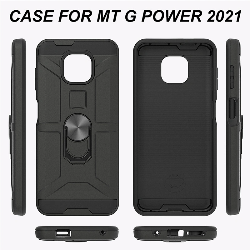 Bulk Buy 360 Degree Anti Drop Protection Ring Phone Cases For Motorola G Power 2021 Stylus Play