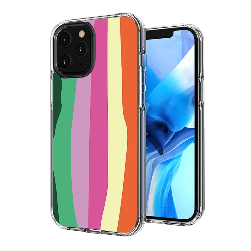 Colorful fashionable PC TPU printing phone case for IPhone 12 pro for IPhone 11 pro max XR