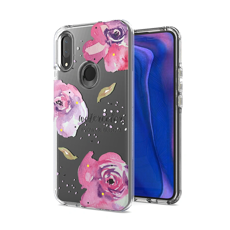 for Huawei Y9 prime 2019 P smart Z flower design phone case printing phone back cover