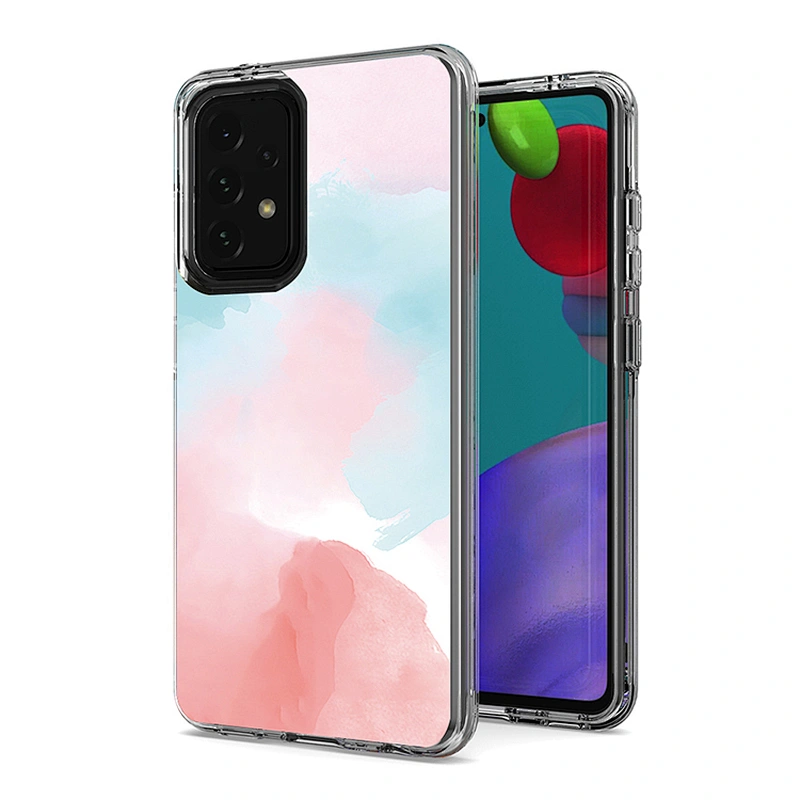 Beautiful colors customized printed covers mobile phone cases for Samsumg A12 A32 A72 A52