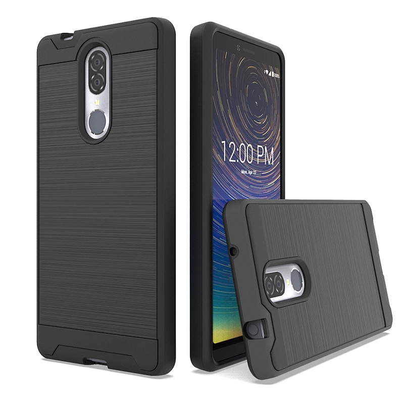 factory wholesale phone case shockproof brushed metal cover for Coolpad Legacy