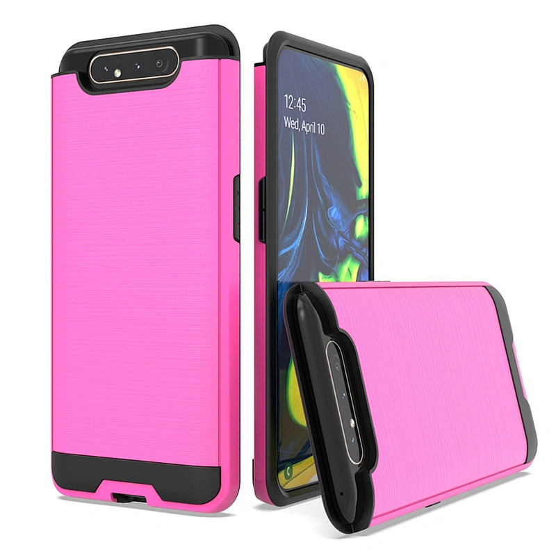 Wholesale 2 in 1 PC TPU phone case luxury pattern phone back cover for Samsung A80 A90