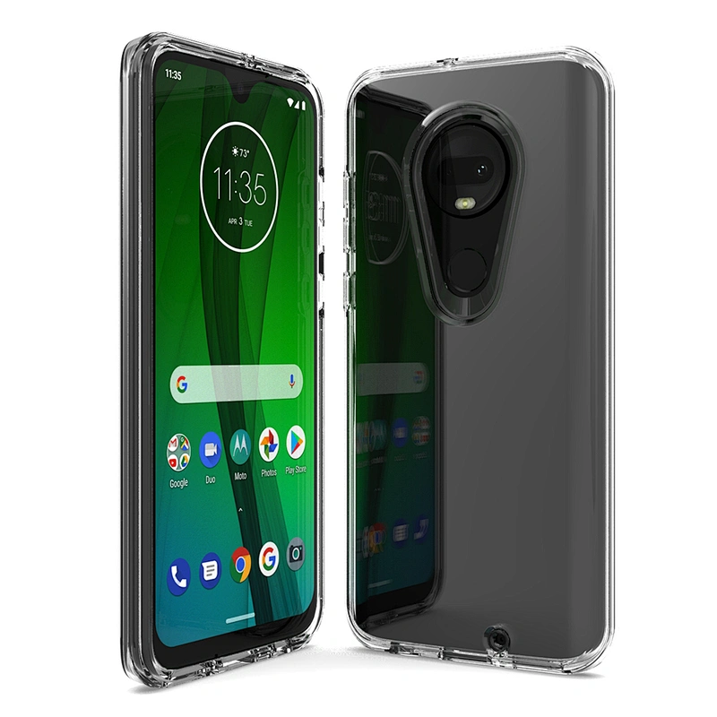 high clear tpu phone case for Motorala G7/G7 PLUS hard pc phone cover for moto g7