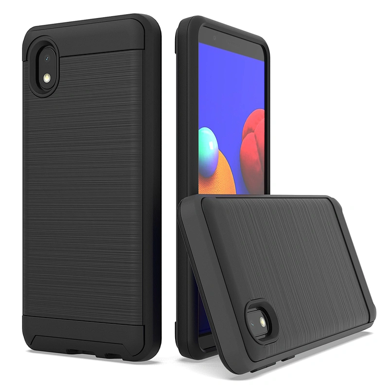 America Brushed Metal Black Cell Phone Custom Print Case Covers For Samsung S20 Fan FE A01 Core