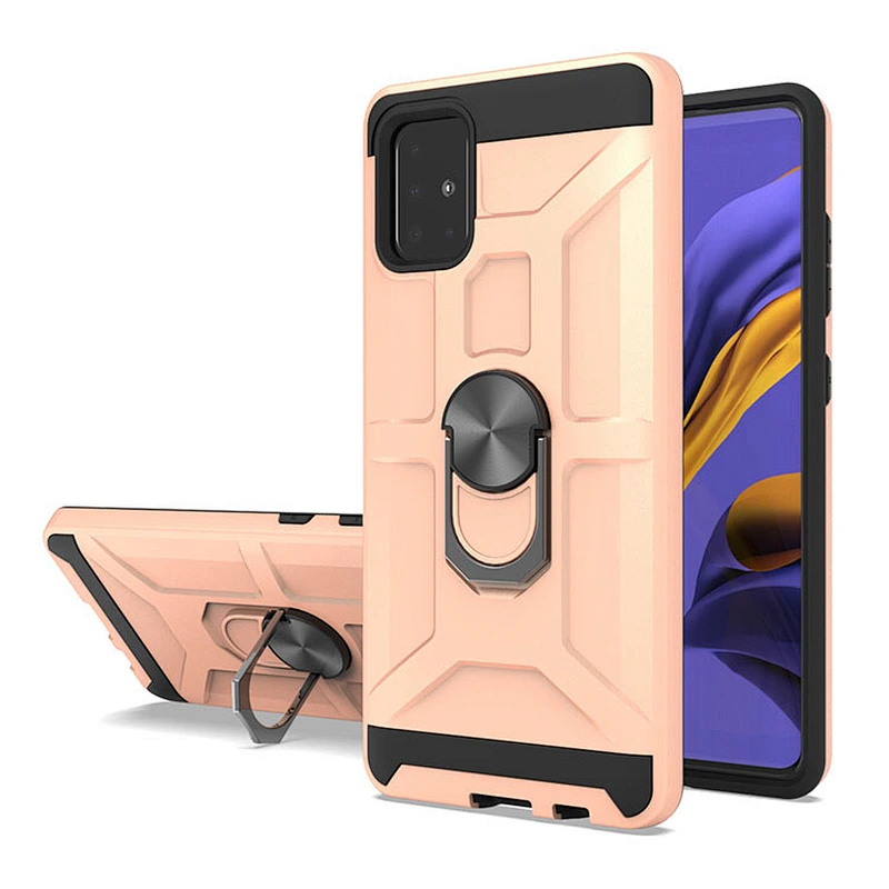 Men Kickstand Flexible Rotation Ring Holder Phone Case For Samsung A11 A31 A71 A21S Note 20 Plus
