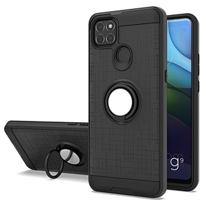 Fundas para celular cover phone case with 360 rotating ring holder for Motorola G9 Power