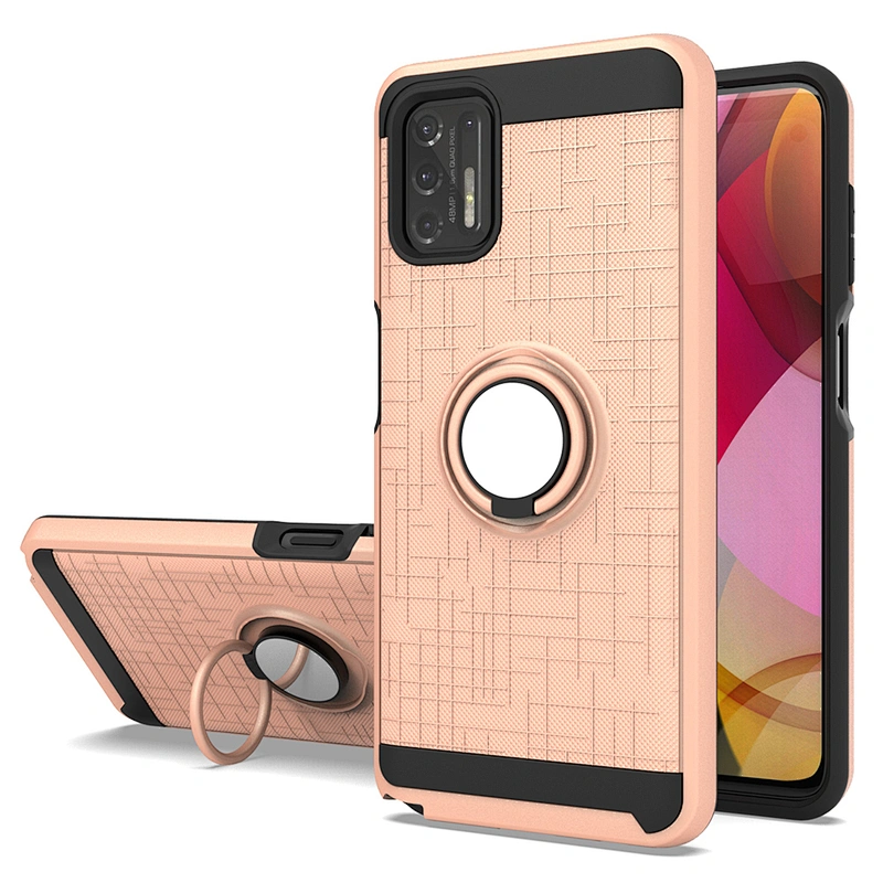New arrival cell phone case cover with ring kickstand for Mototola G Play Power Stylus 2021