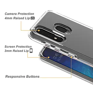 Transparent mobile phone cases for Samsung A260 High Clear back shell with Custom Pictures for Samsung A2 Core