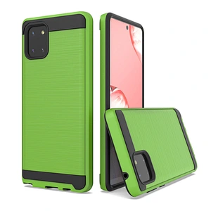 New models mobile accessories customized brushed metal back case cover for Samsumg A81 Note 10 Lite
