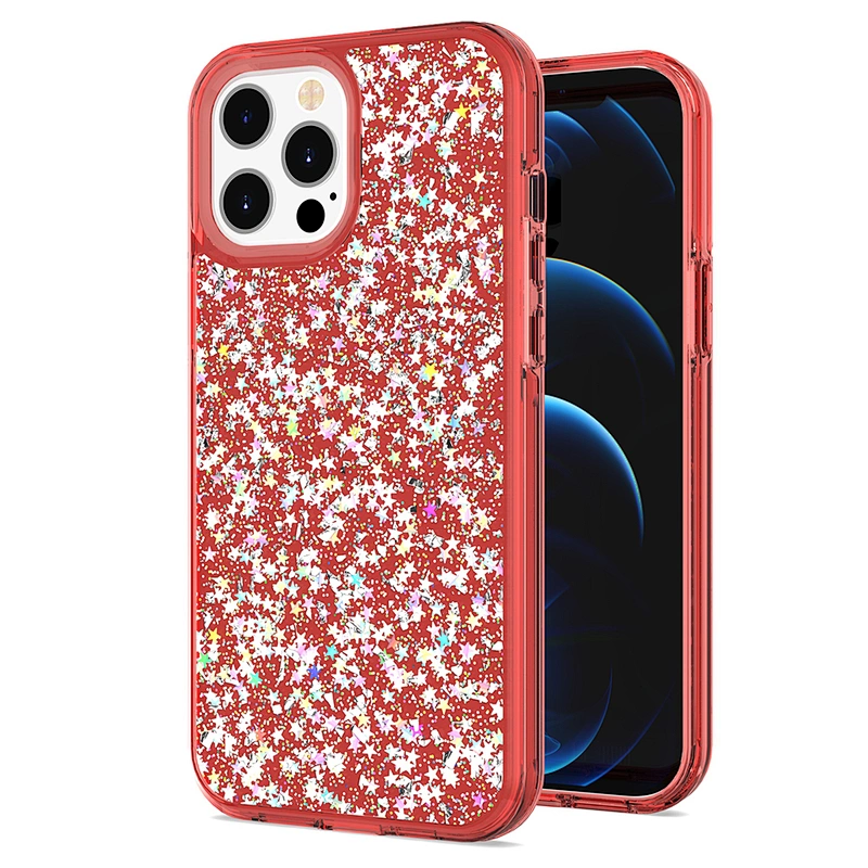 Epoxy beautiful cell phones covers with custom printed  for iPhone 12 Pro Max 6.7 inch