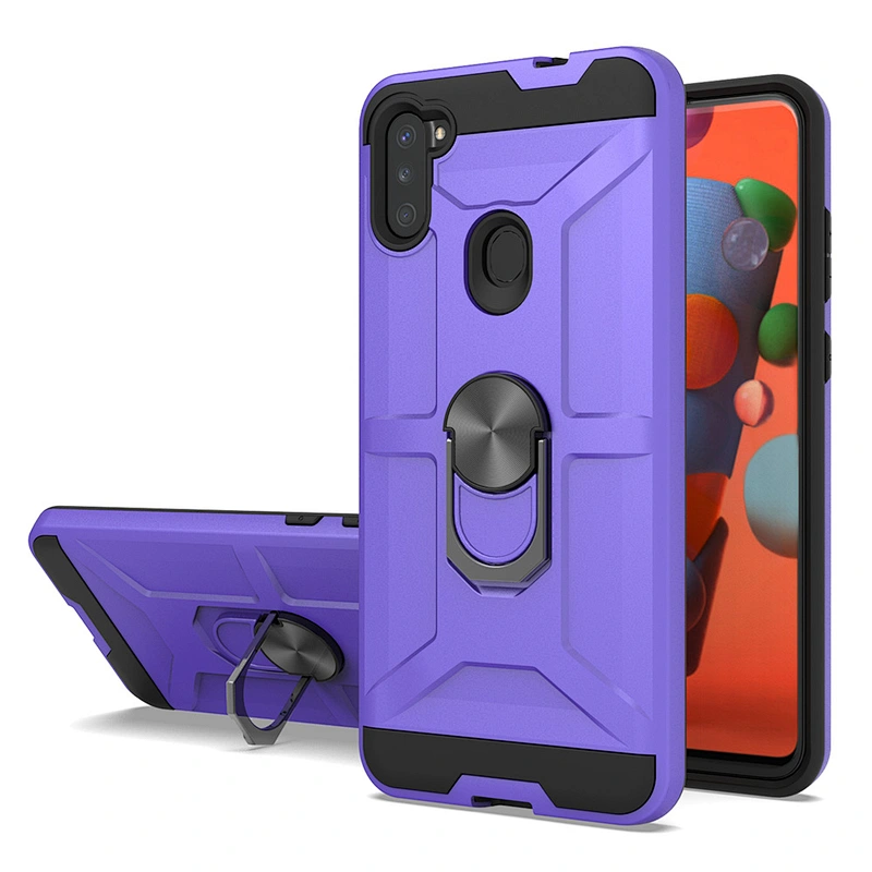 Shockproof pc tpu 2 in 1 combo cell phone case for Samsung A01 Core