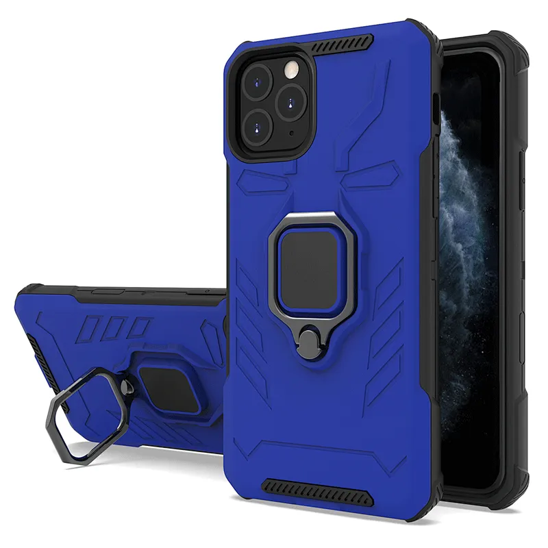 2021 Cell Cover Ring Holder Kickstand Phone Cases For IPhone Xr Xs 11 12 mini pro max 6.1