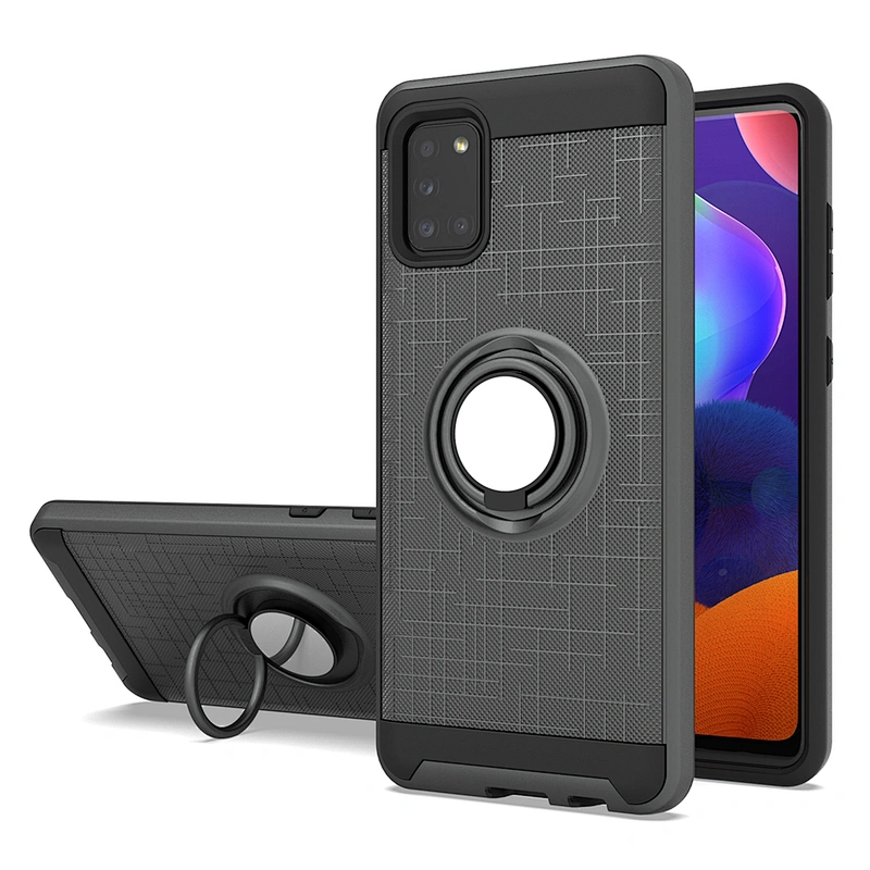Anti fall smartphone cover cell phone case fundas celular with ring for Samsung Galaxy A31