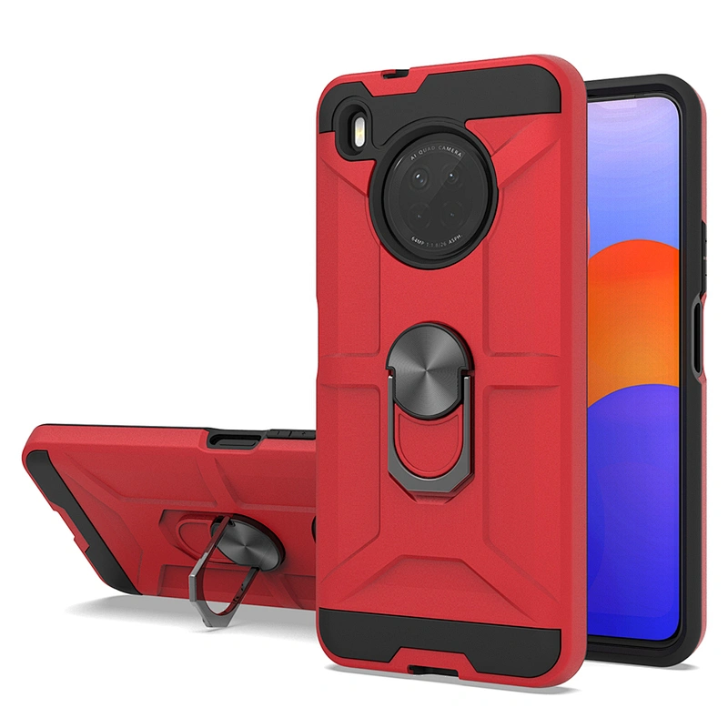 360 degree ring holder stander anti-shock mobile phone case accessories for Huawei Y7A Y8P Y9A P Smart 2021