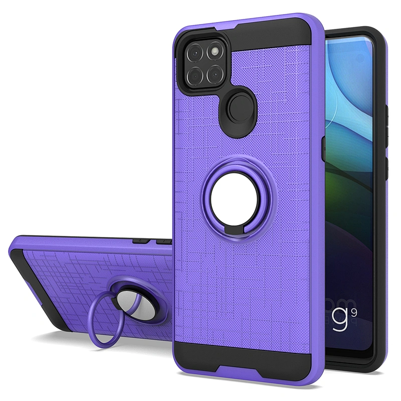 Fundas para celular cover phone case with 360 rotating ring holder for Motorola G9 Power