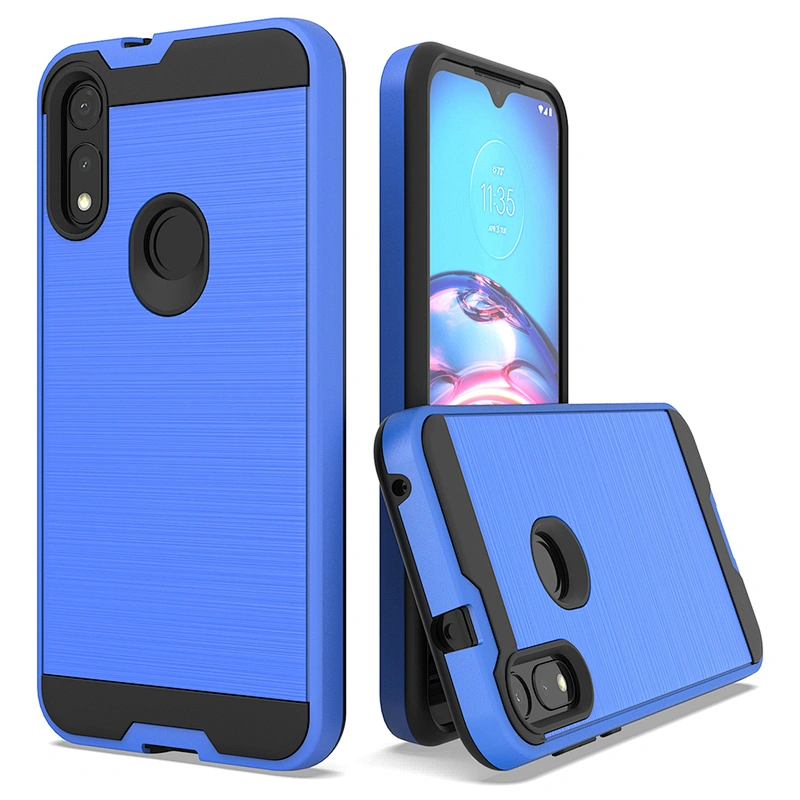 Protective Custom LOGO Brushed Metral phone cover For Motorola Moto G8 E7 G8 Power lite E6S