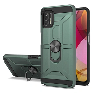Hot models phone cases back cover with metal ring holder for Mototola G Play Power Stylus 2021