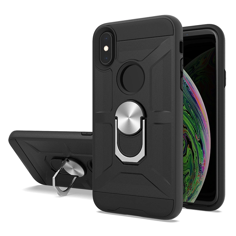 Wholesaler new fashionable ring holder cell phone case cover with kickstand for iPhone X XR XS MAX 11 Pro 12 Mini