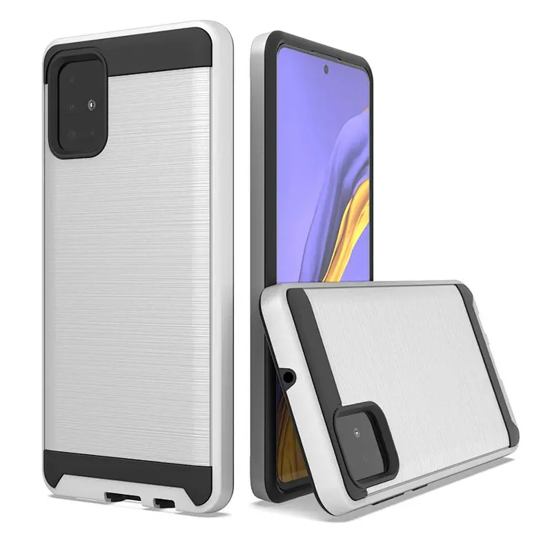 TPU PC Hybrid Material Customized Printed Mobile Cell Phone Case Covers For Samsung A51