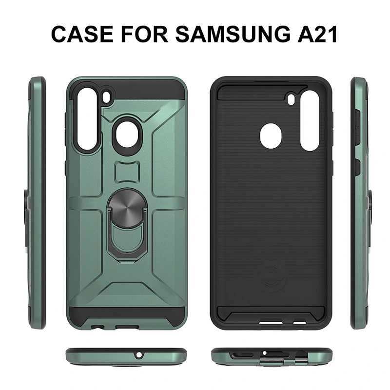 Adjustable rotating 360 ring Mobile cell phone cover cases case for SAMSUNG A21 S20 Plus A51 A81