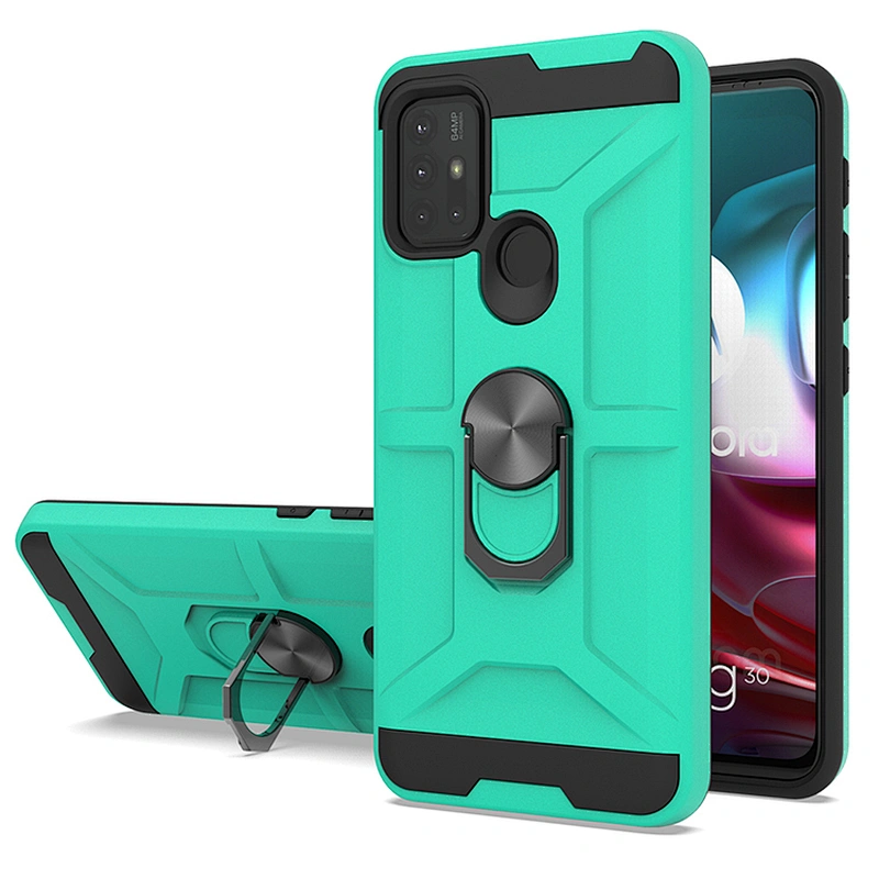2021 new hot selling ring holder cell phone case funda back cover for MOTO E7 Power Edge S G10 G30 one fusion plus