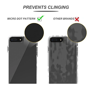 Strong Three-Dimensional Effect Transparent TPU PC Phone Shell for iPhone 7 8 Plus
