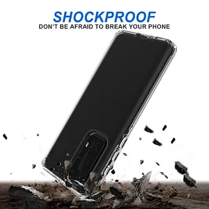 Low MOQ transparent high clear PC TPU clear phone case for Huawei P40 Y6S Y7S Y9S
