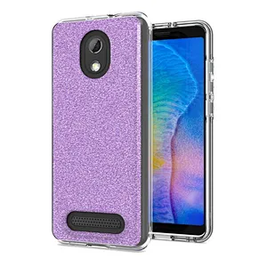 2020 Hot Sales 3 in 1 Custom Transparent Glitter Bling Phone Case For SamSung S20 Plus Ultra