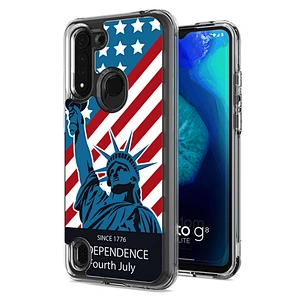 IMD marble pattern OEM designer cell phone case covers for motorola G8 power plus lite E6S