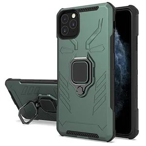 Sitemail Shockproof pc tpu 360 degree metail ring holder  mobile cases for IPhone 12 pro max mini