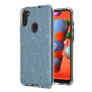 wholesale 3 in 1 cell phone case glitter case for Samsung Galaxy A21 A01 A11