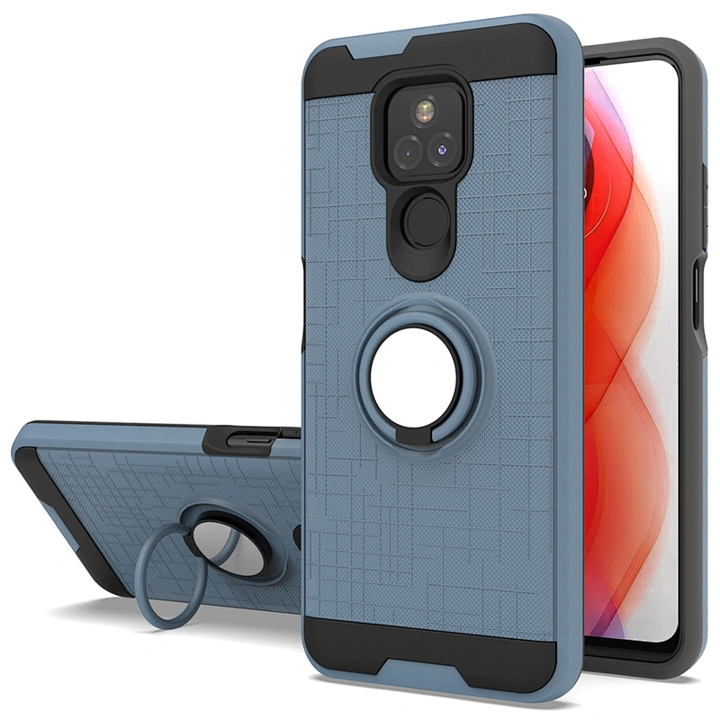 China cellphone accessories phone cover case with ring stand for Mototola G Power Stylus Play 2021