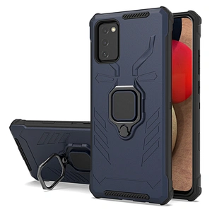 Popular custom logo ring kickstand cell phones cases back covers for Samsung A01 Core A02S