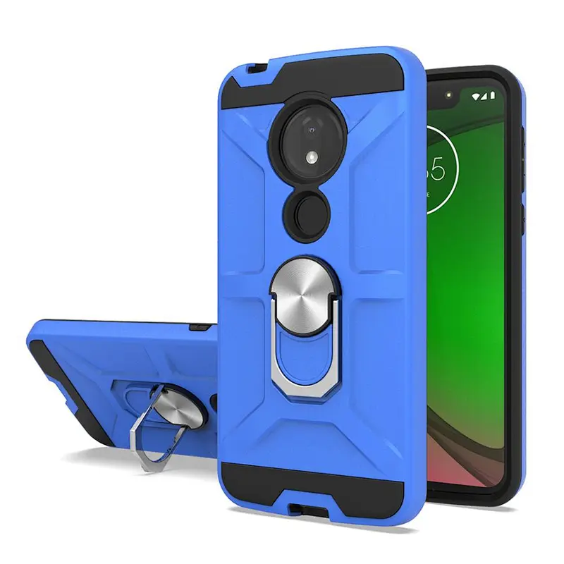 New Arrival phone cover Luxury Style ring holder phone case for MOTO g7 play