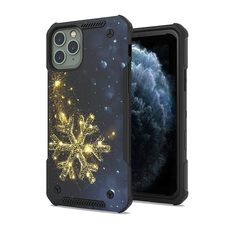 Merry Christmas Custom TPU PC  Phone Case For IPhone 11 Pro